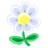 White Flower Icon